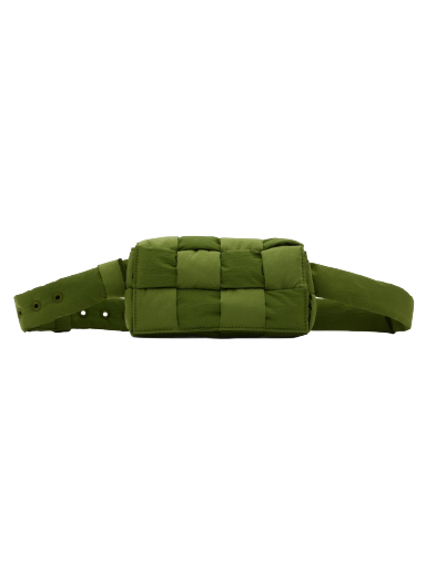 Vyötärölaukku Bottega Veneta Padded Tech Cassette Bag Vihreä | 679763 VBO80