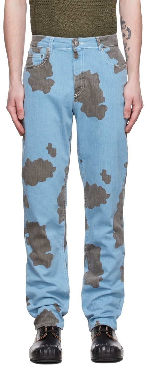 Jeans Coperni Straight-Leg Jeans Sininen | COPRS22P14203MEN