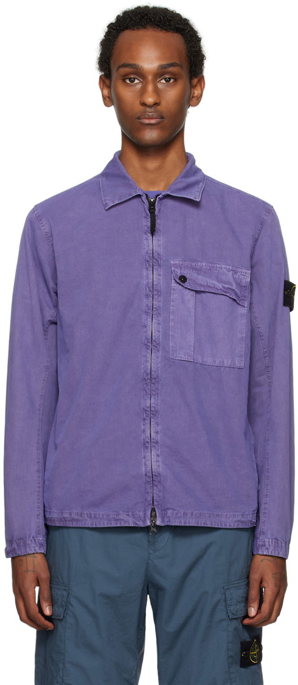 Takki Stone Island Patch Jacket Violetti | 8015119WN, 0