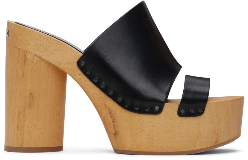 Kengänhoito ISABEL MARANT Isabel Marant Hyun Clogs Musta | 24ESO0021FA-B2C01S