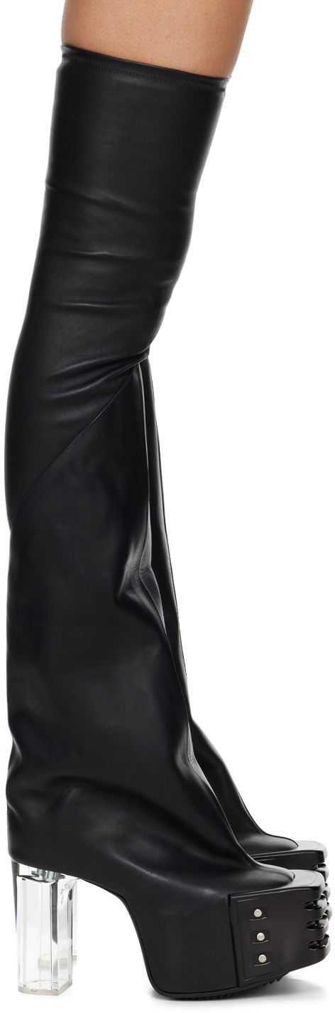 Tennarit ja kengät Rick Owens Flared Platform Boots "Black" Musta | RO02C1824 LSGEG0, 0