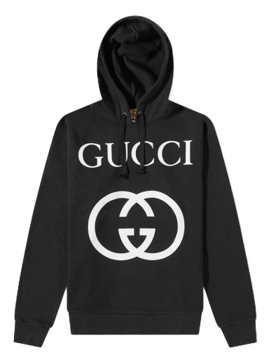 Huppari Gucci Interlocking Gg Hoody Musta | 475374-X3Q25-1289