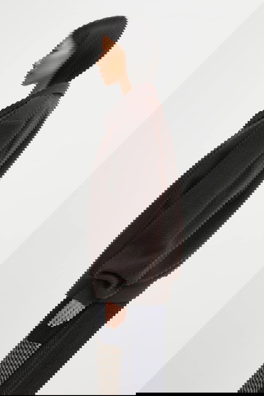 Bomber-takki Maison Margiela MM6 Maison Margiela Wool Jacket Transitional Oversize Ruskea | S62AN0169.M35635.002F, 1