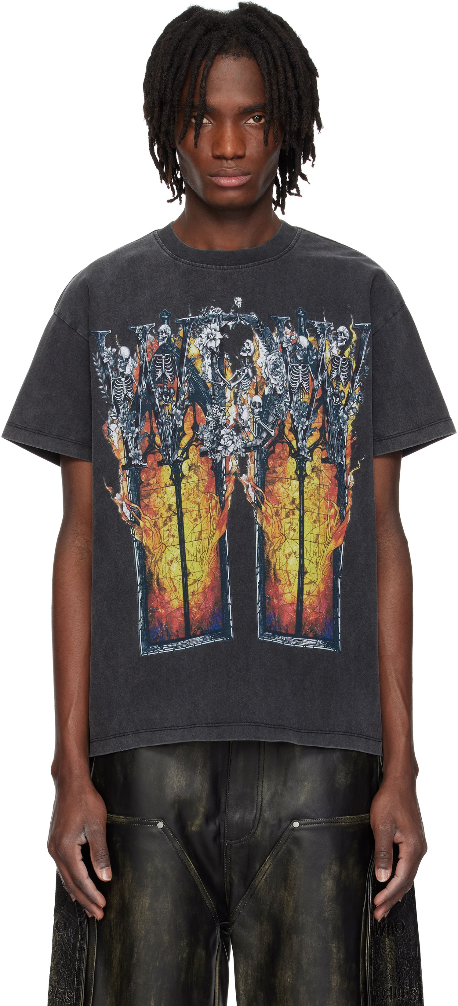 T-paita Who Decides War Who Decides War Ember Chapel Graphic T-Shirt Musta | 1110190002SS25, 0