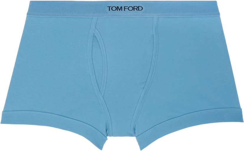 Nyrkkeilijät Tom Ford TOM FORD Stretch Jersey Boxer Briefs Sininen | T4LC3 204