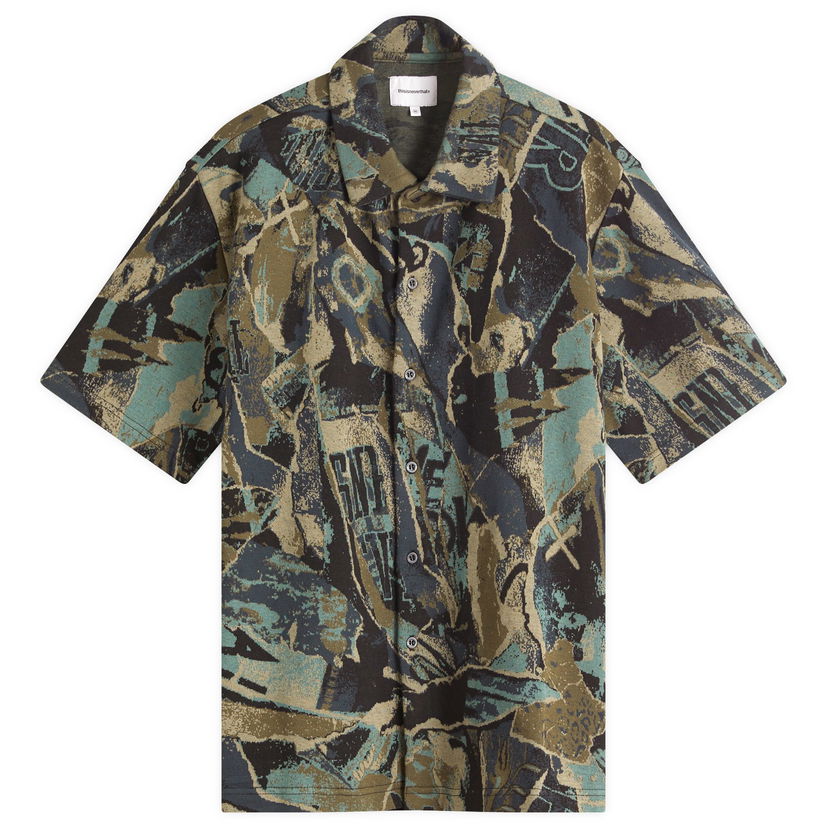 Paita thisisneverthat thisisneverthat Jacquard Pattern Shirt Vihreä | TN251TTSPS02-BLK