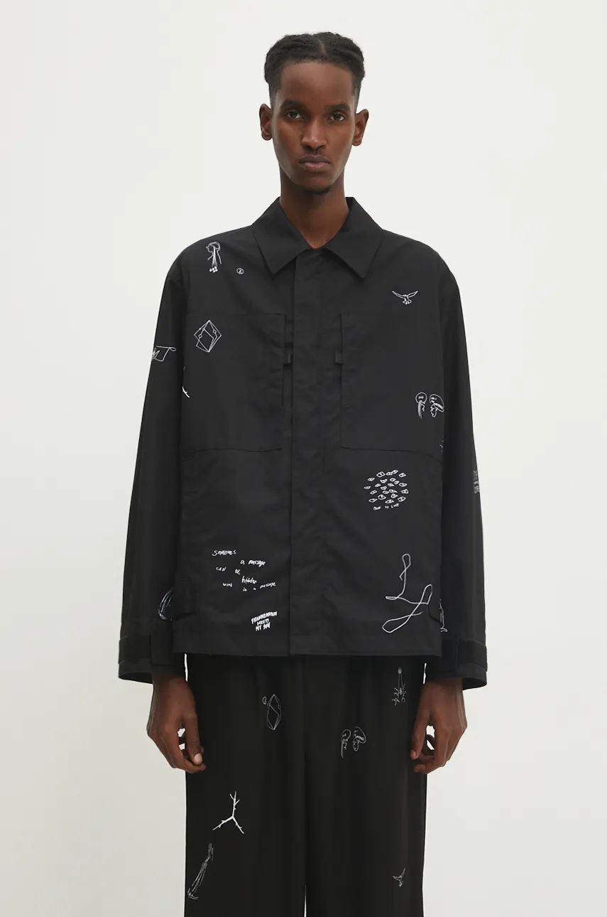 Takki UNDERCOVER Oversize Jacket with Print Musta | UC2D4212, 0