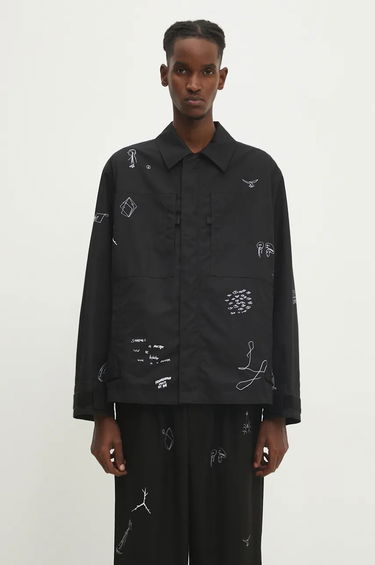 Takki UNDERCOVER Oversize Jacket with Print Musta | UC2D4212, 0
