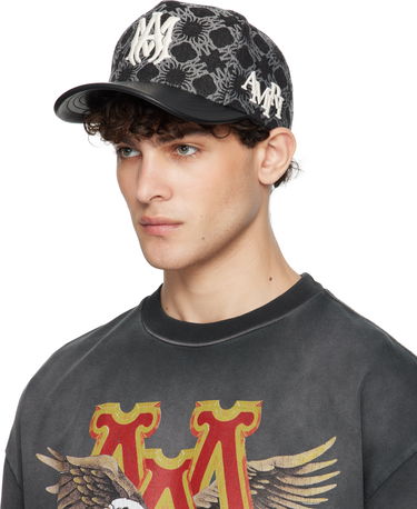 T-paita AMIRI 'MA' Quad Denim Cap Musta | AMHACP1036, 3
