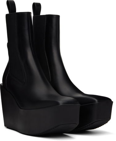 Vaatteet Rick Owens Rick Owens Hollywood Sliver Platform Beatle Boots Musta | RP01E7851 LOO, 3