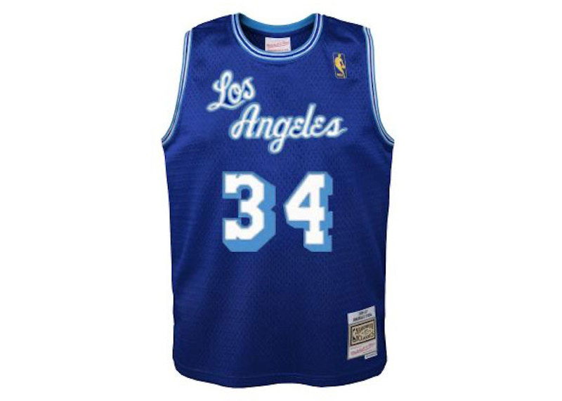 Jersey Mitchell & Ness Mitchell & Ness Los Angeles Lakers Shaquille O'Neal 1996-97 Swingman Jersey Sininen | 9N2B7BLT0-LAKSO-Y96