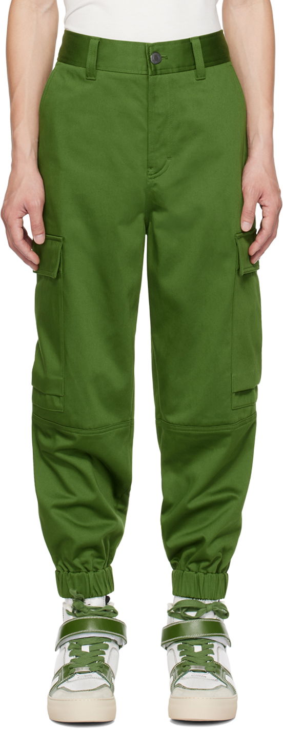 Cargo housut AMI Cuffs Cargo Pants Vihreä | HTR210.CO0009, 0