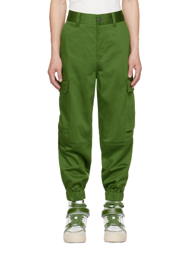 Cargo housut AMI Cuffs Cargo Pants Vihreä | HTR210.CO0009