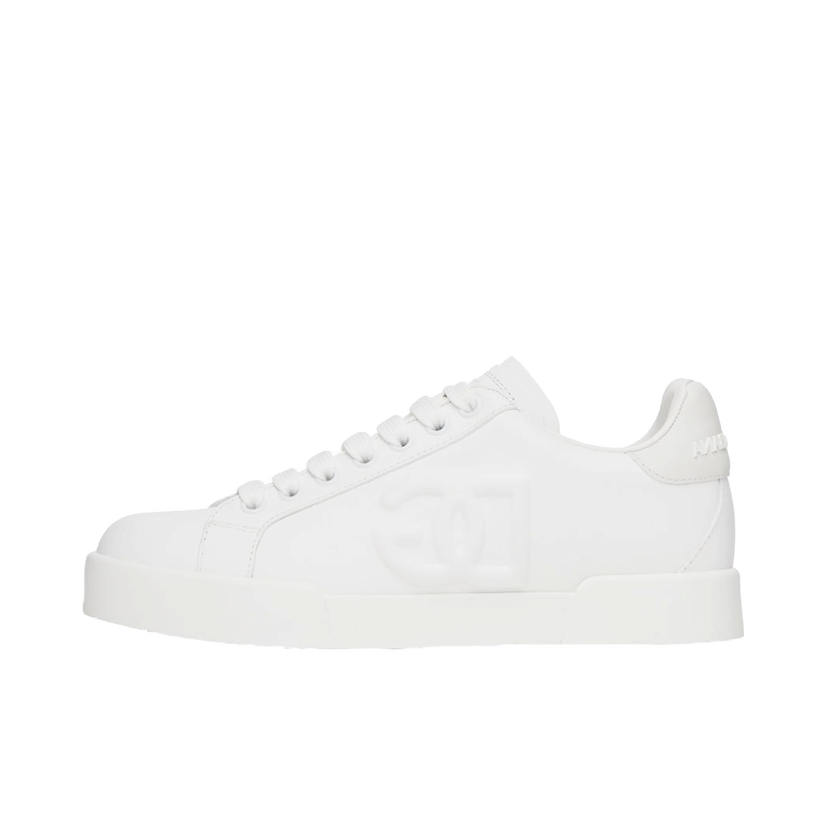 Tennarit ja kengät Dolce & Gabbana White Portofino DG Sneakers Valkoinen | CK1545AG084