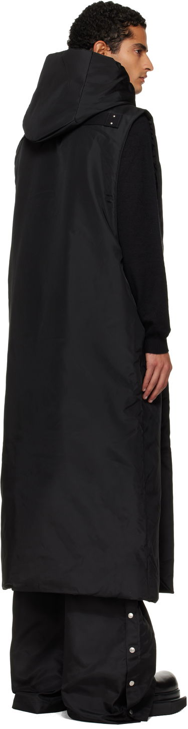 Liivi Rick Owens Rick Owens DRKSHDW Concordians Hooded Vest Musta | DU02E7972 NCV, 2