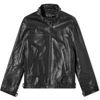 Takki Balenciaga Runway Leather Jacket Musta | 768749-TMS03-1000, 1
