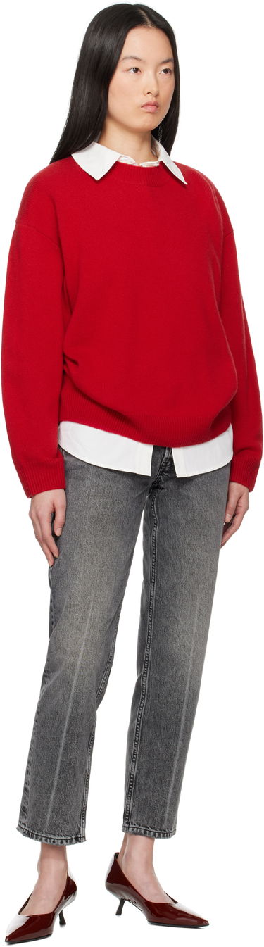 Villapaita Anine Bing Anine Bing Lee Crewneck Sweater Punainen | A-09-10662-RED13, 3