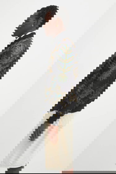 Bomber-takki Paul Smith Paul Smith Floral Print Bomber Jacket Musta | M1R.275U.T02704, 1