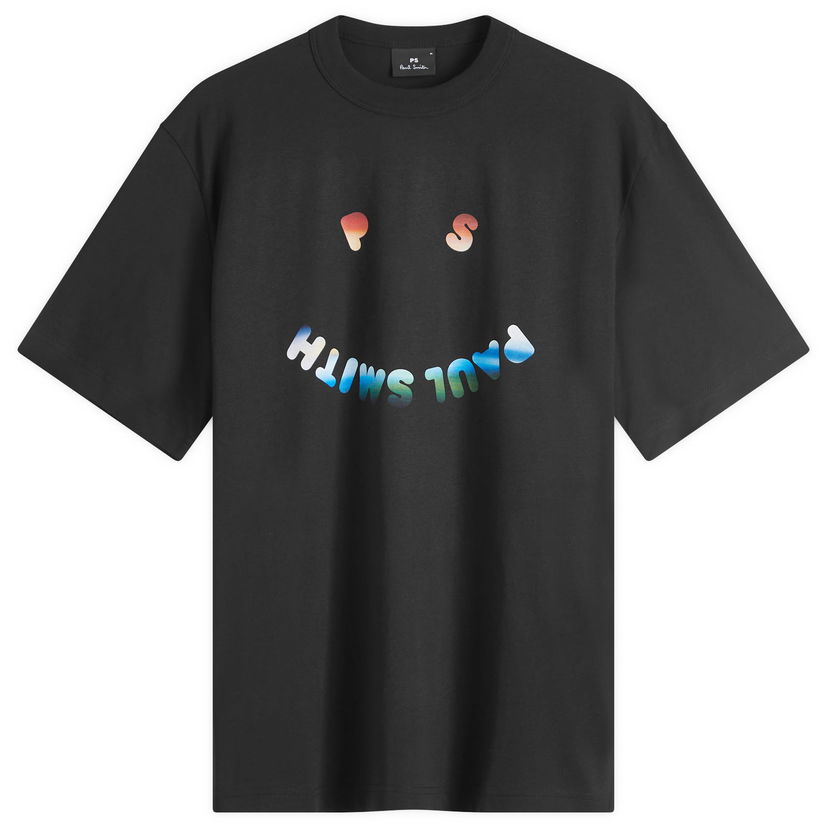 T-paita Paul Smith PS Happy T-Shirt, Size Medium Musta | M2R-965XE-N22116-79