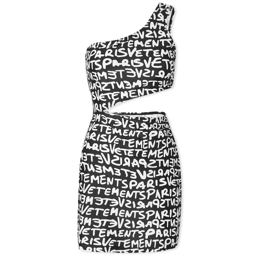 Mekko VETEMENTS One Shoulder Mini Dress Beige | WE64DR600BW