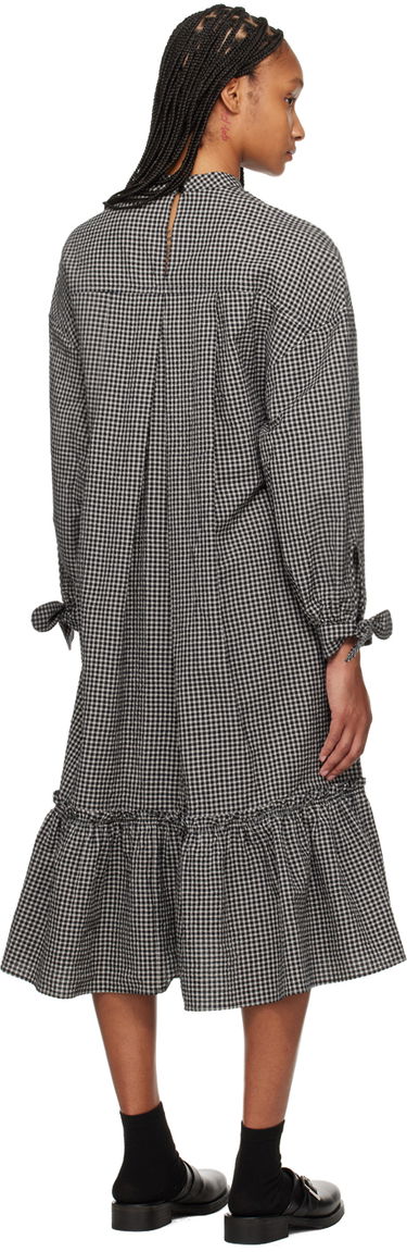 Mekko YMC YMC Rushmore Gingham Midi Dress Musta | Q1WAI, 2