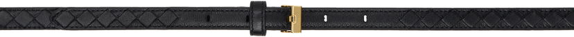 Vyöt Bottega Veneta Bottega Veneta Thin Watch Belt Musta | 805803 V4R01