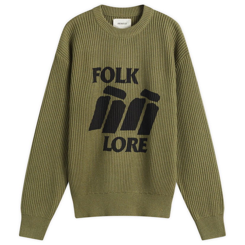 Villapaita Heresy Heresy Men's Ray's Knit Sweater Vihreä | HSS25-KW02