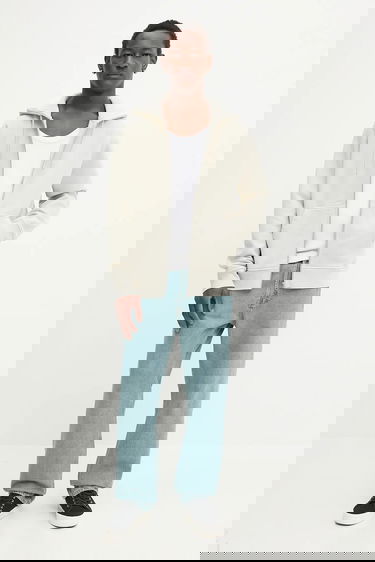 Huppari Samsoe Samsoe Samsoe Samsoe SAPIGMENT Full-Zip Hoodie Beige | M24300037, 1