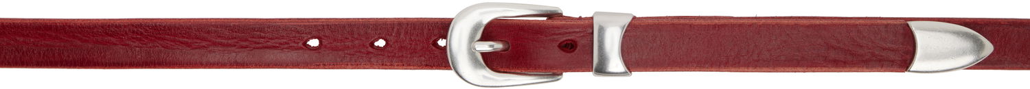 Vyöt OUR LEGACY OUR LEGACY 2 CM Leather Belt Punainen | A2258CLL, 0