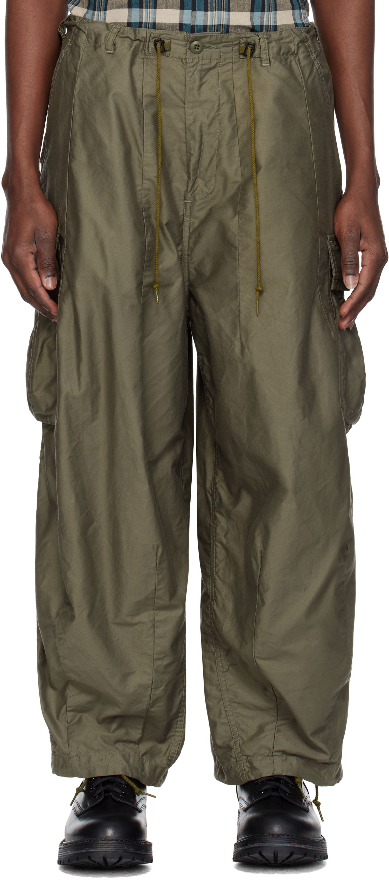 Cargo housut Needles NEEDLES H.D. Cargo Pants Vihreä | QV155, 0
