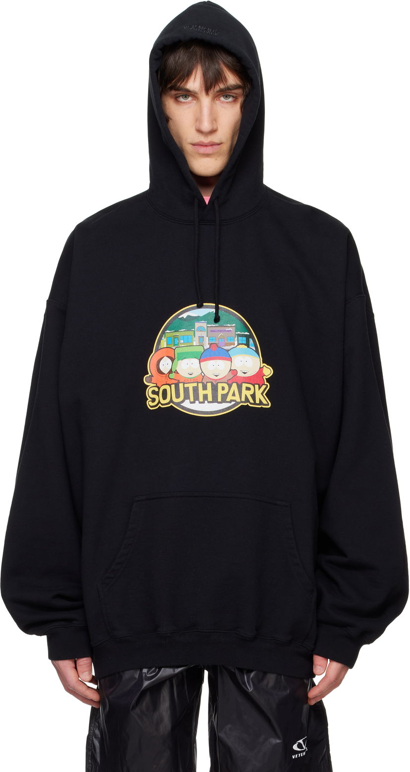 Huppari VETEMENTS Vetements South Park Oversized Hoodie Musta | UA66HD670B