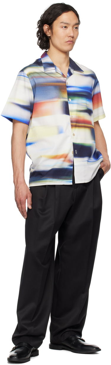 Paita Paul Smith PS Paul Smith Motion Blur Short-Sleeve Shirt Monivärinen | M2R-695U-P22285-01, 3