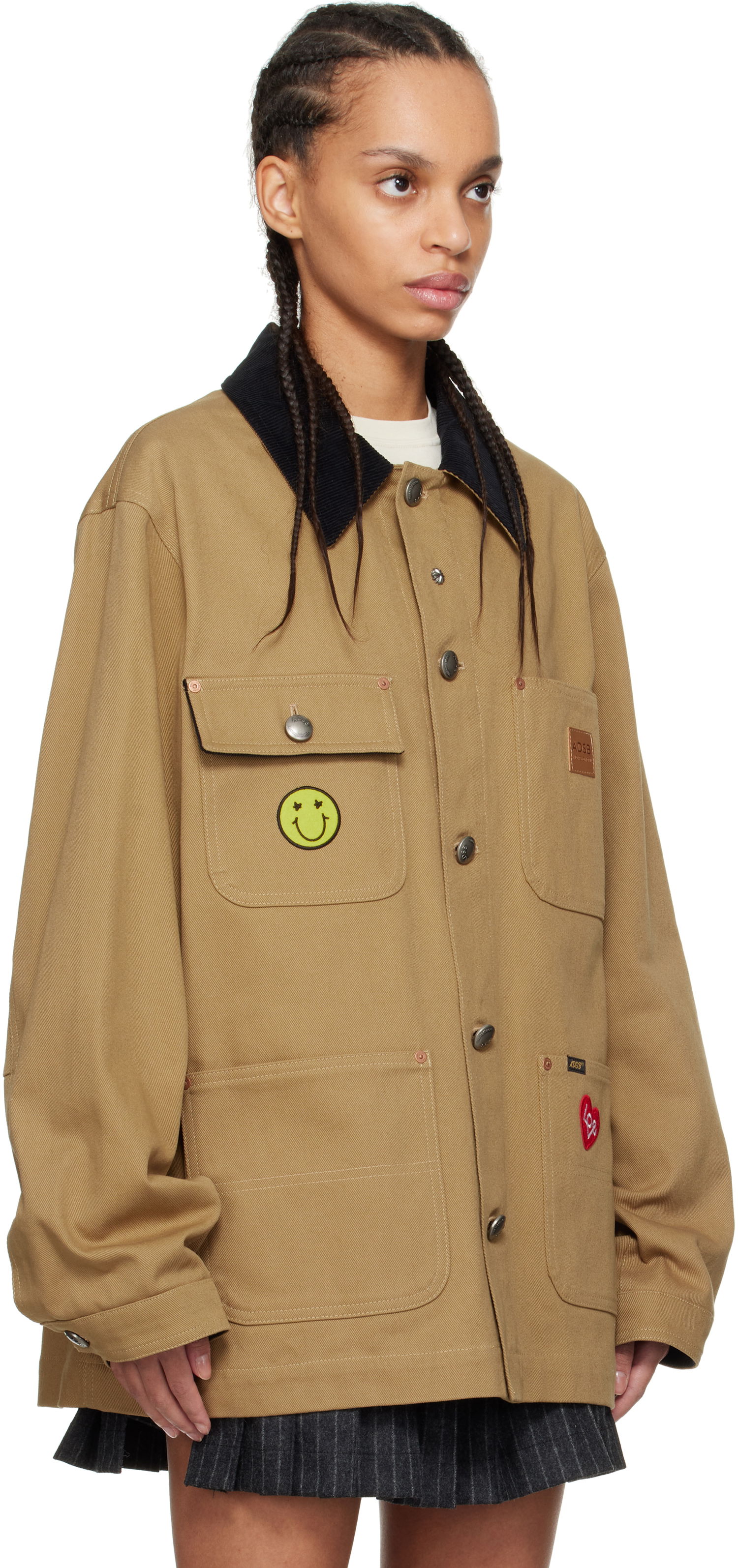 Takki Andersson Bell Andersson Bell Cotton Chore Jacket Ruskea | awa678m, 1