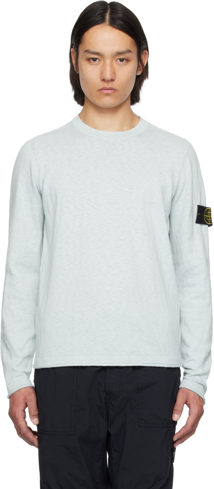 Villapaita Stone Island Stone Island Cotton Nylon Sweater Vihreä | K1S15 5100052 S00B0