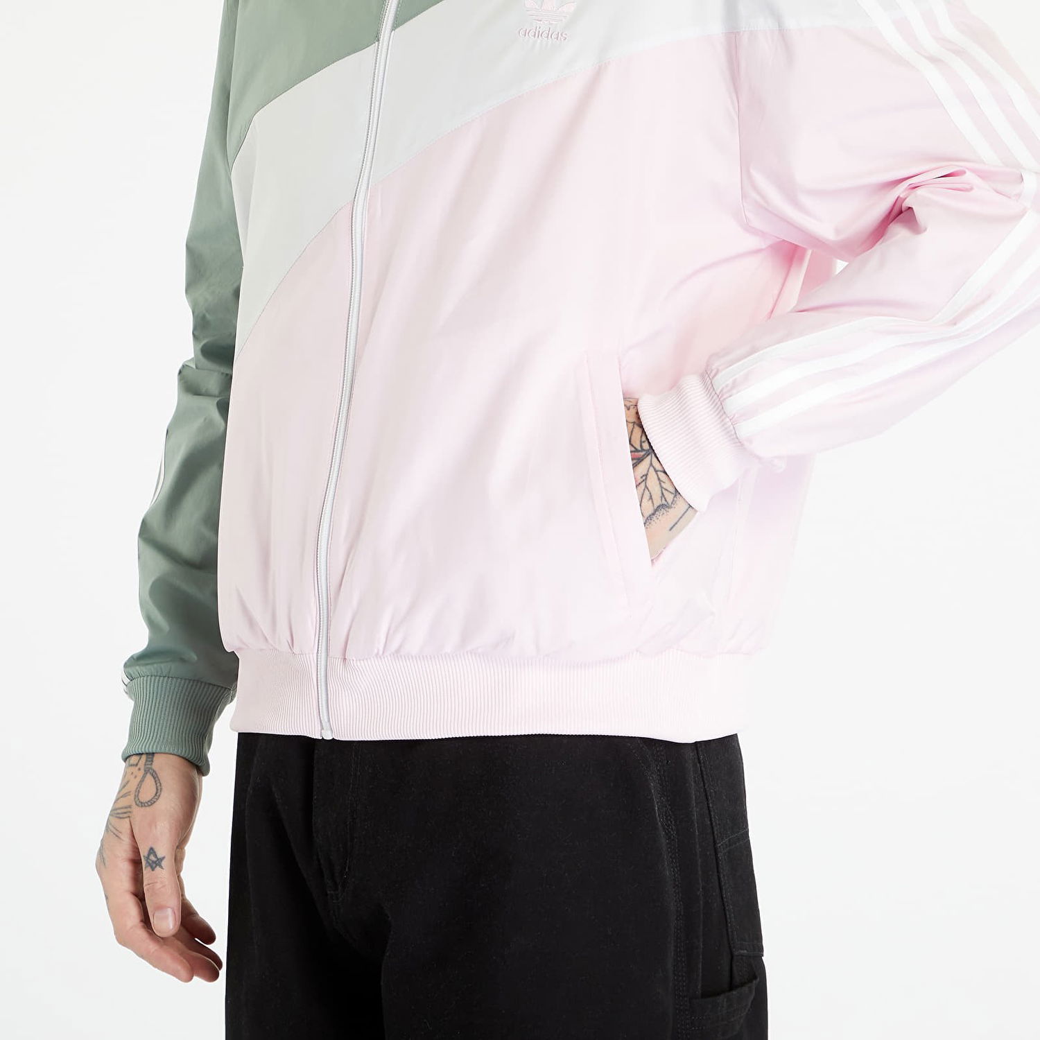 Takki adidas Originals Swirl Woven Track Jacket Vaaleanpunainen | IC5552, 1