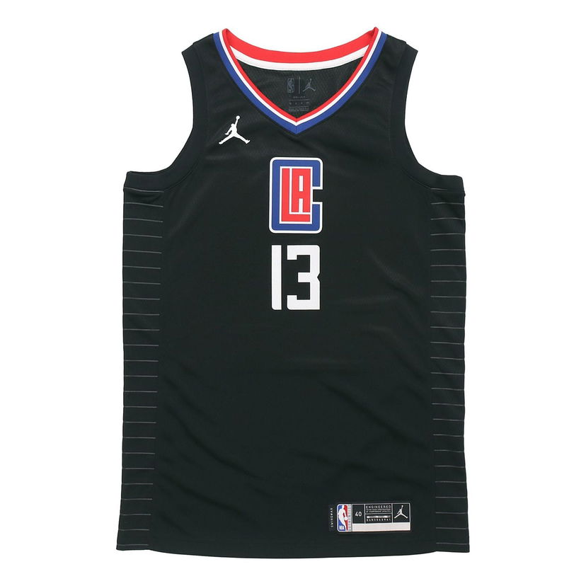 Jersey Jordan Jordan NBA Fan Edition Los Angeles Clippers Jersey George #13 Musta | CV9480-012