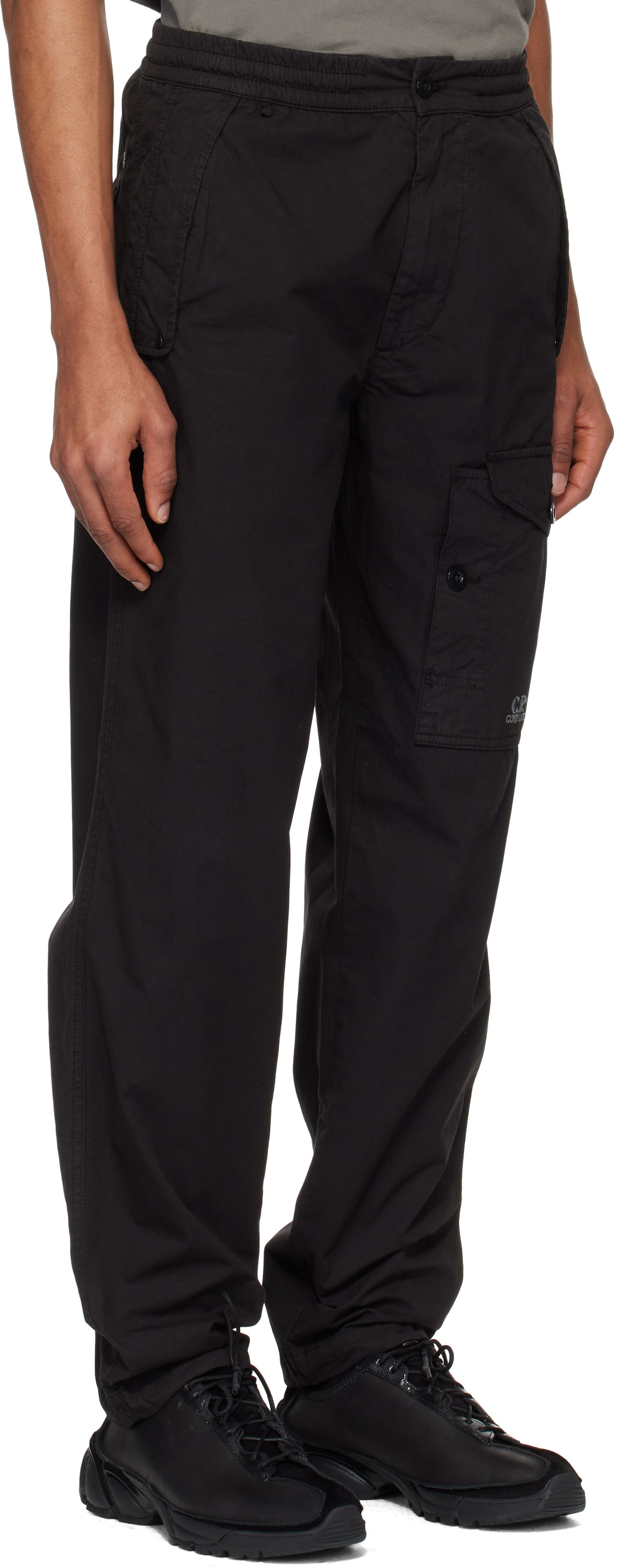 Cargo housut C.P. Company C.P. Company Microreps Cargo Pants Musta | 18CMPA059A-006475G, 1