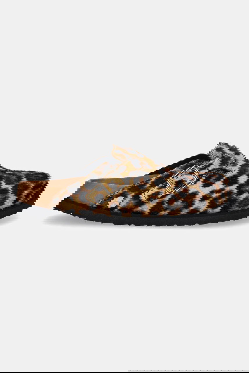 Tennarit ja kengät Birkenstock Leopard Print Clog with Buckle 1774 Boston FUR Monivärinen | 1031919, 1