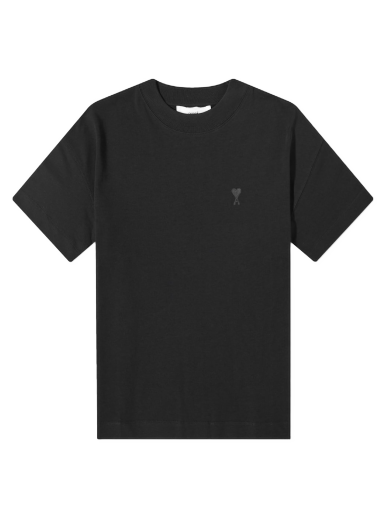 T-paita AMI Tonal Heart Tee Musta | UTS012-726-001
