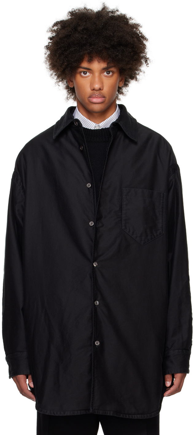 Paita Maison Margiela Padded Cotton Shirt Musta | S50DT0046 M35217