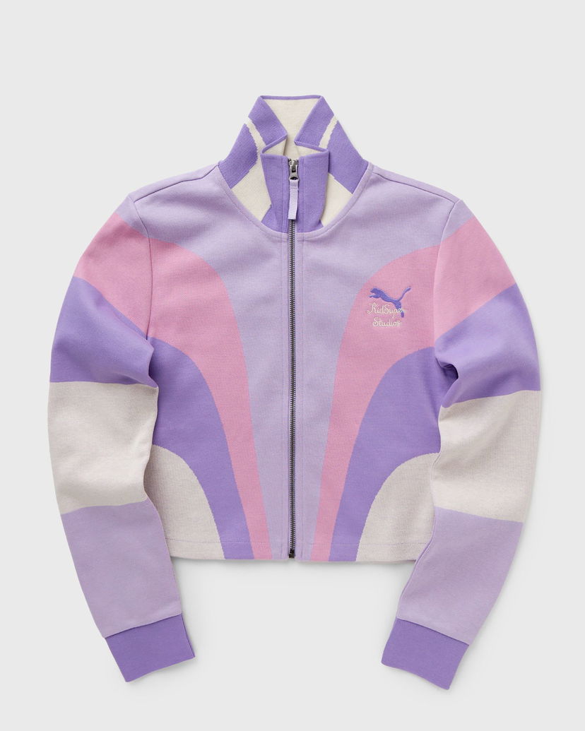 Huppari Puma KIDSUPER Cropped Knit Track Top XL Violetti | 626705-70