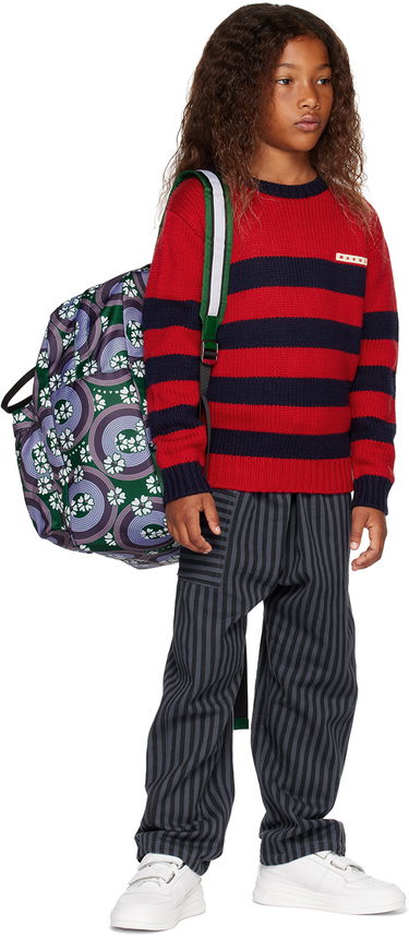 Reppu Marni Marni 70s Circles Print Backpack Vihreä | M00965, 3