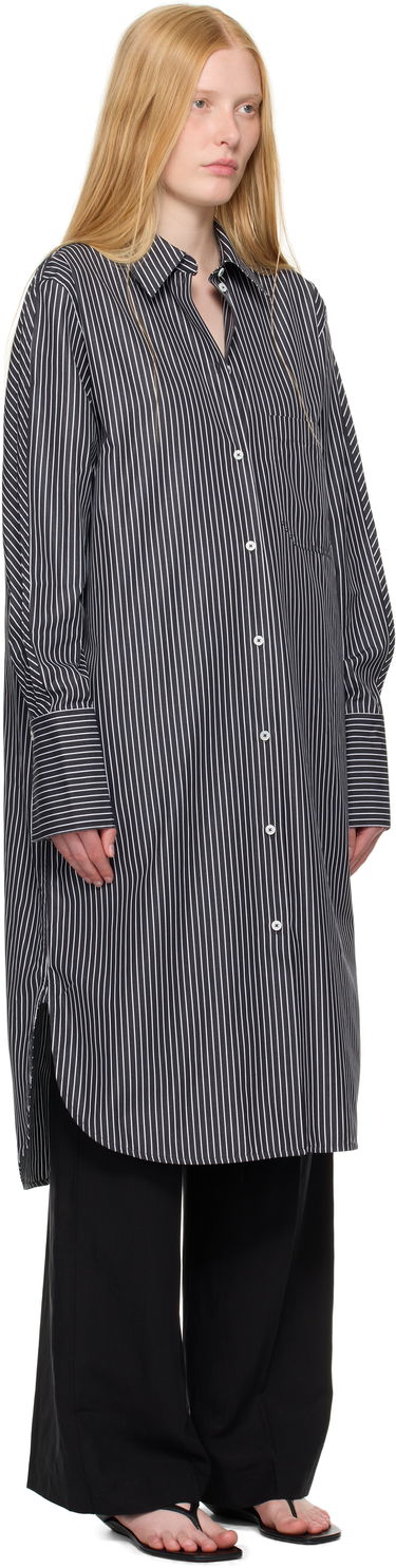 Mekko TOTEME TOTEME Striped Shirt Dress Musta | 253-WRD0201-FB0436, 1