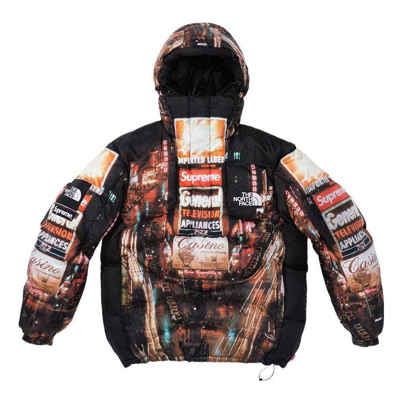 Puffer takki Supreme 800-Fill Half Zip Hooded Pullover by  x  Monivärinen | SUP-FW22-759