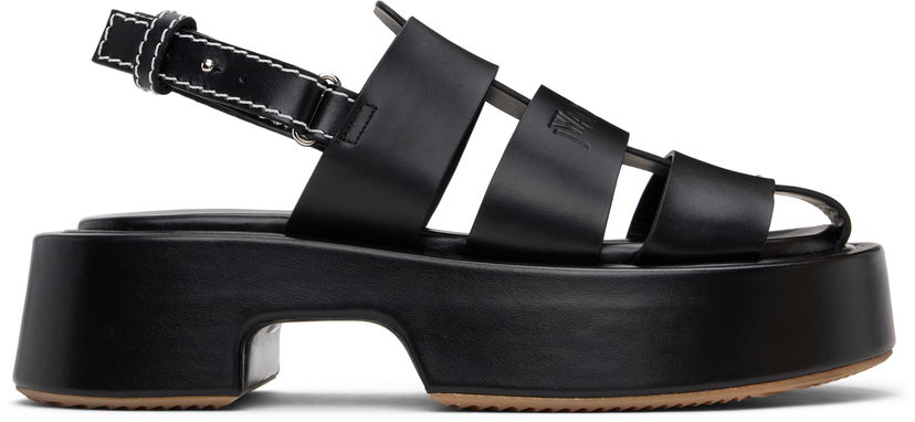 Tennarit ja kengät JW Anderson JW Anderson Stripe Platform Sandals Musta | SN0098-LA0323