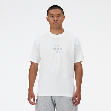 T-paita New Balance t-s Valkoinen | MT41519WT, 0