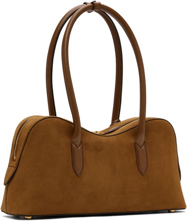 Käsilaukku Stella McCartney Stella McCartney Ryder Suede Shoulder Bag Ruskea | 7B0138WP0554, 2