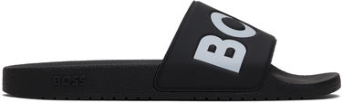 Tennarit ja kengät BOSS Large Logo Detail Pool Slides Musta | 50536835, 0