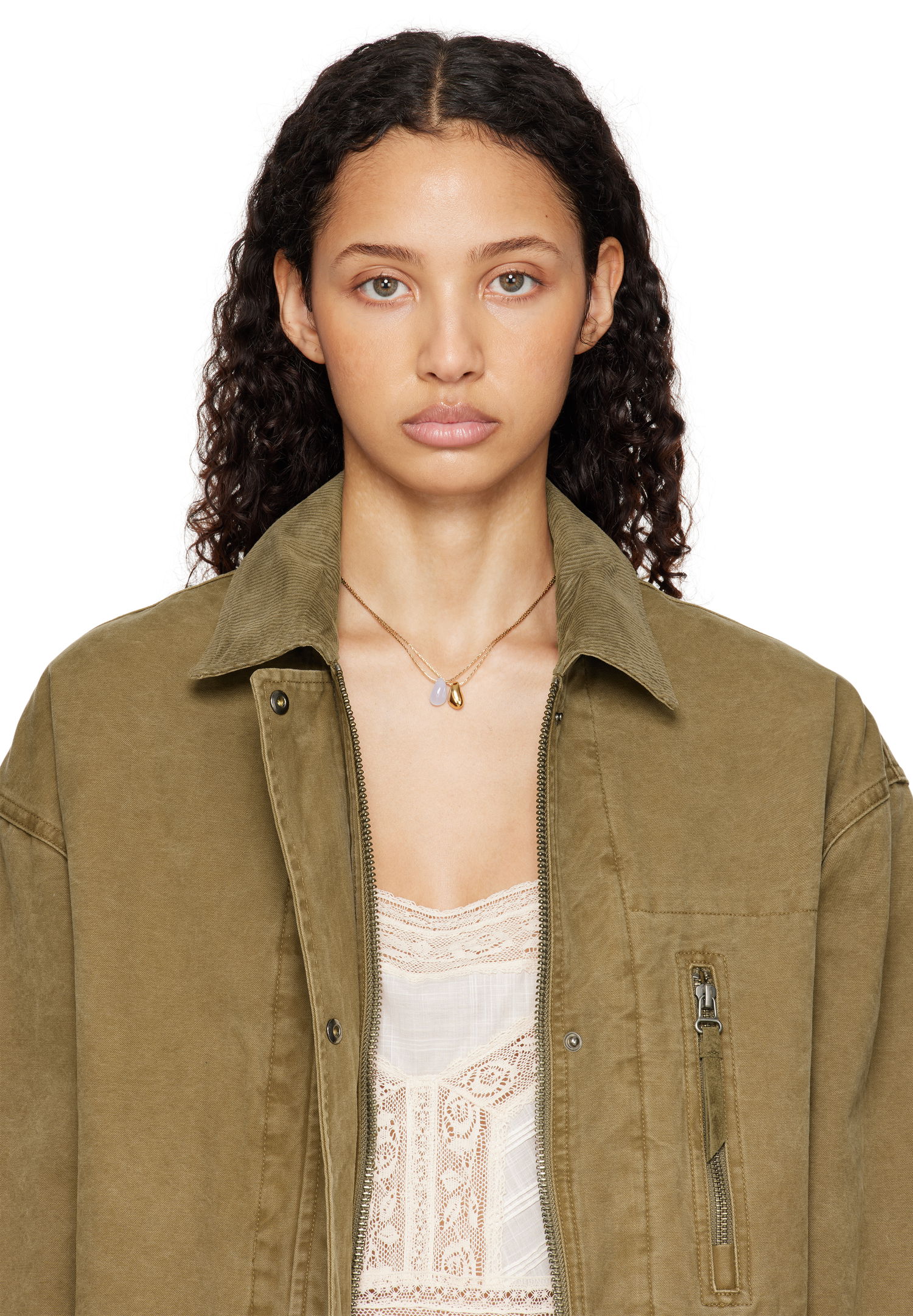 Kaulakoru ISABEL MARANT Isabel Marant Imala Double-Strand Pendant Necklace Metallinen | RC0061FA-C1B21B, 1