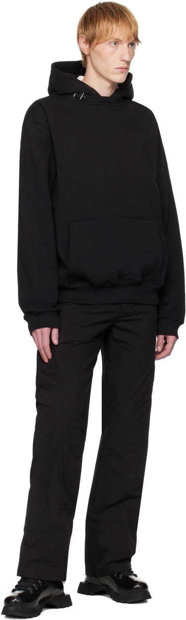 Huppari HELIOT EMIL HELIOT EMIL Pietra Hoodie Musta | SS25_M_08_076_BLK01, 3